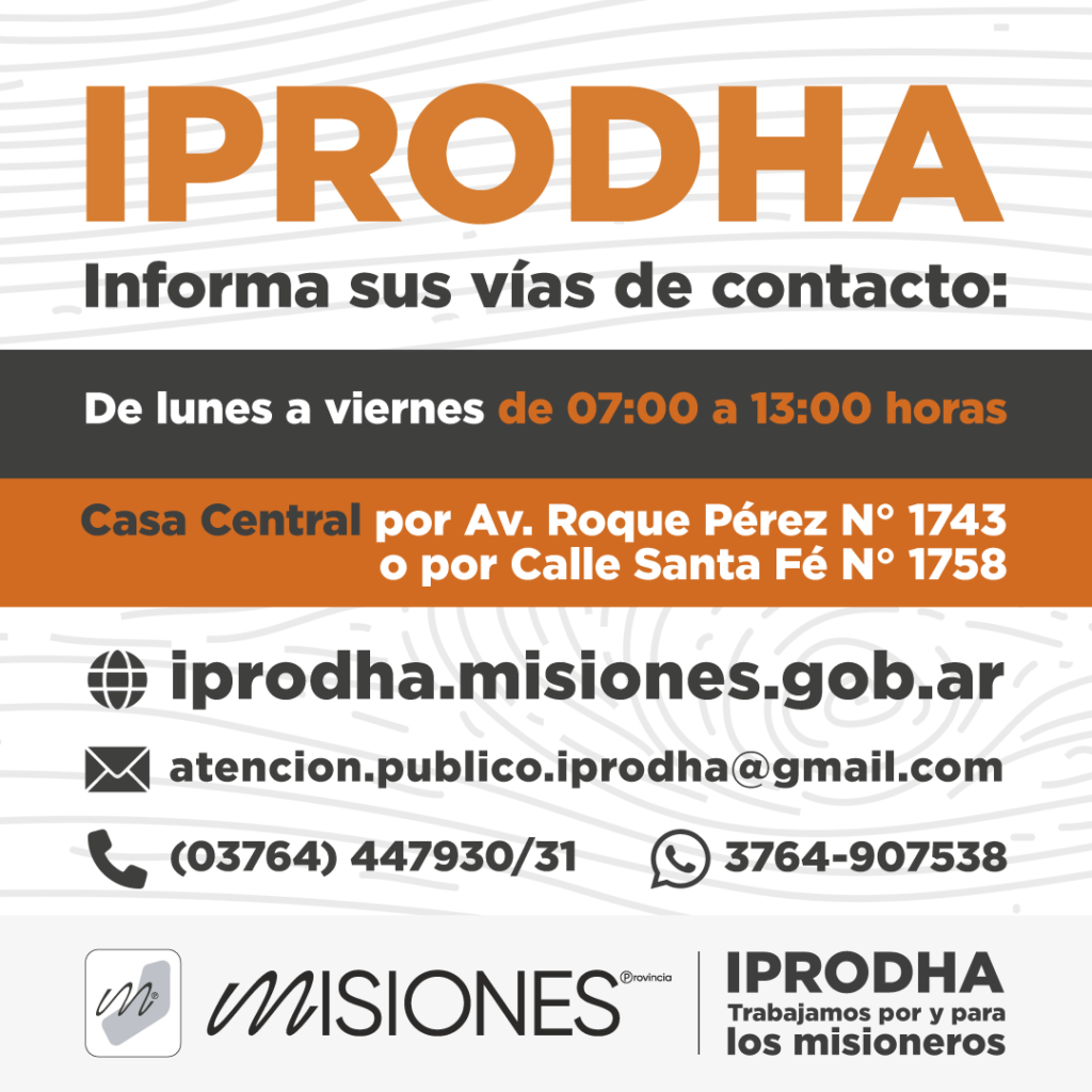 Banner Publicidad Iprodha Misiones fijo