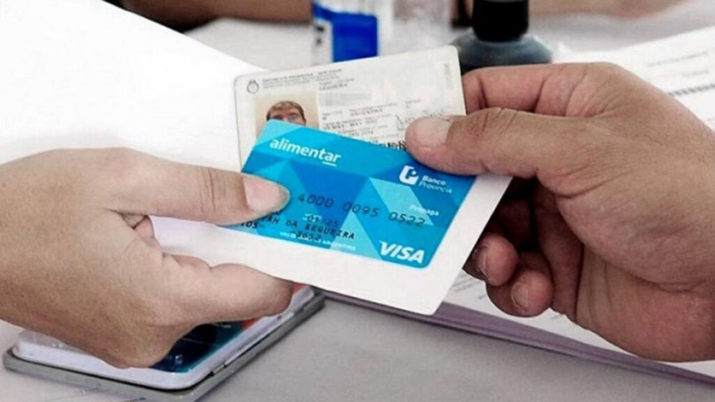 tarjeta alimentar