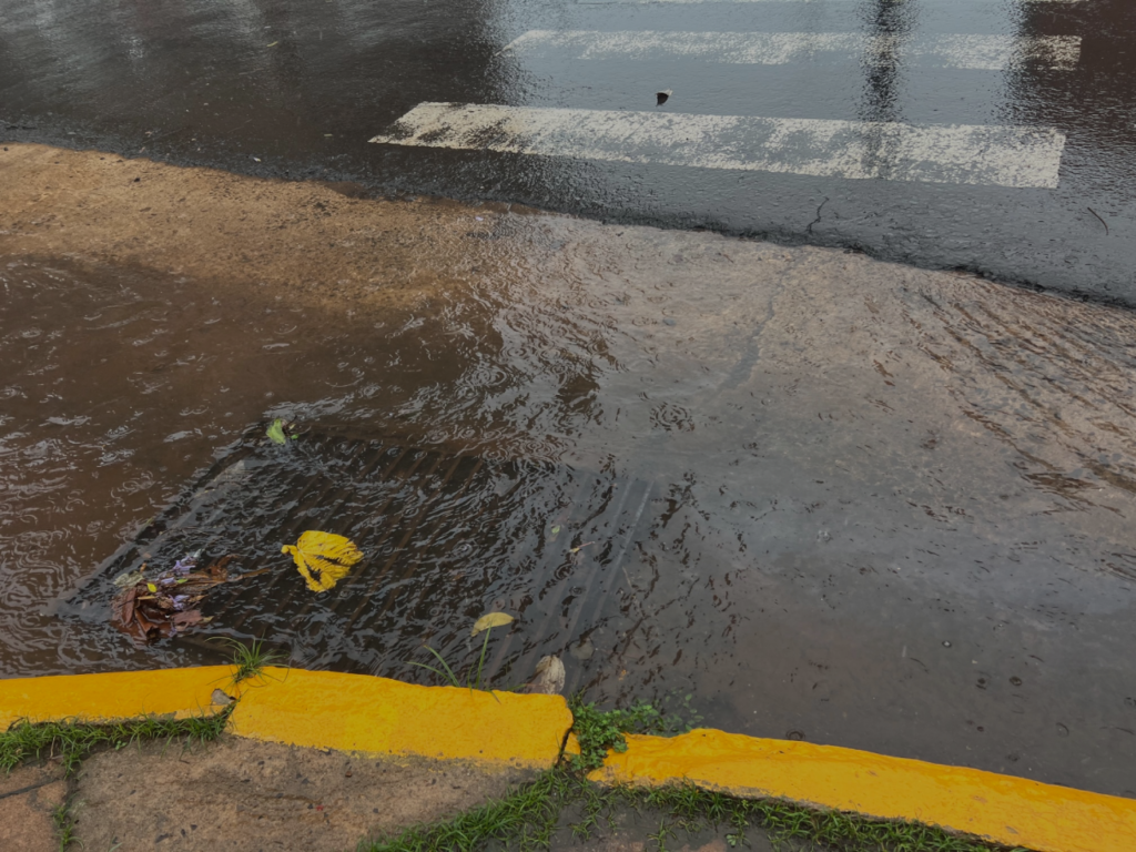 calle inundada
