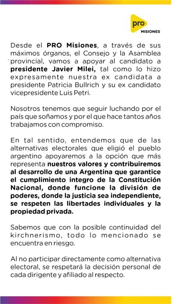 pro misiones