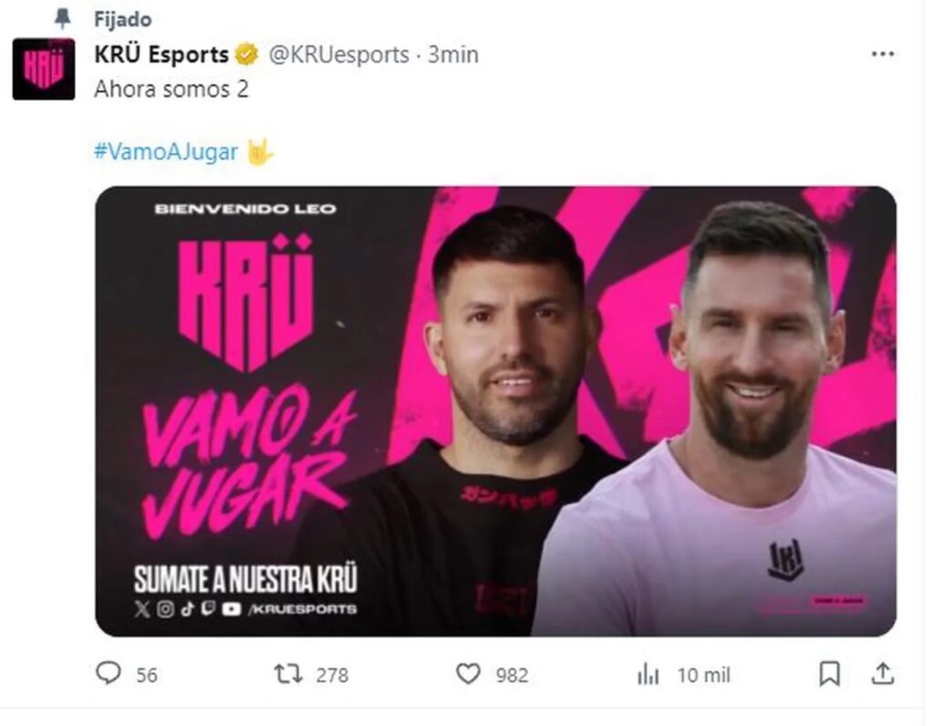 kru esports messi aguero