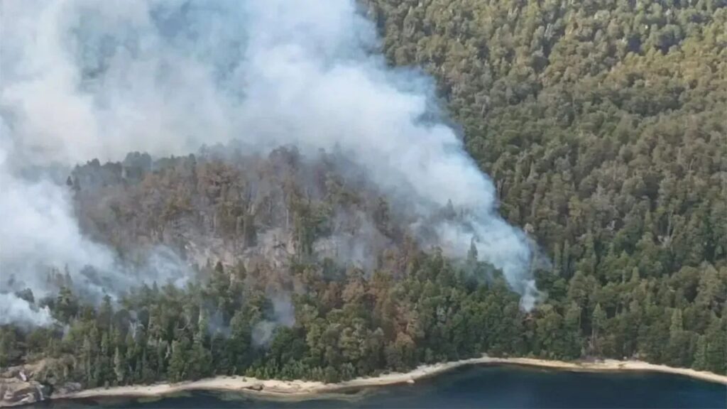 incendio Nahuel huapi